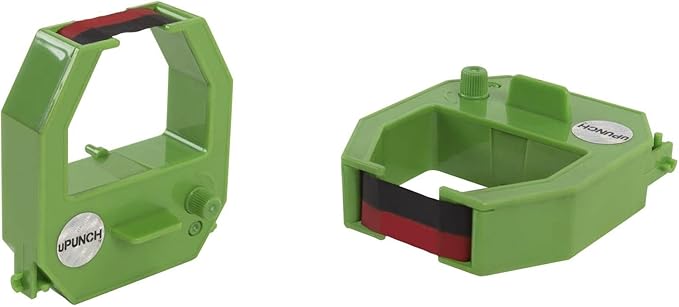 2 Pack, uPunch Ink Ribbon for HN3000 Non-Calculating Time Clock-DeskLoop Office