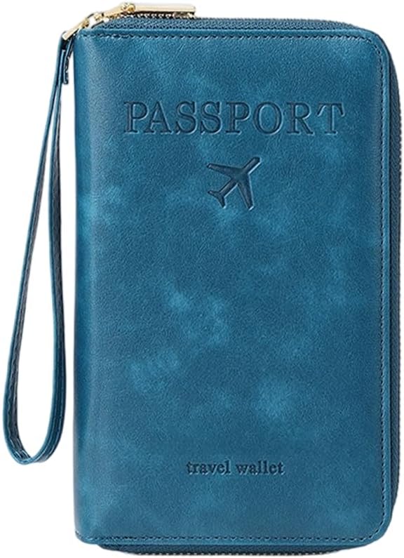 Multi-Functional RFID Passport Wallet, RFID Passport Holder by LECDOA