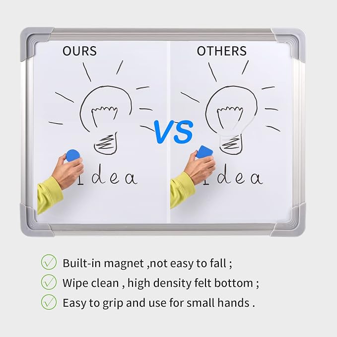 Favide 24 Pack Magnetic Whiteboard Dry Erase Erasers Chalkboard Cleansers - Image 4