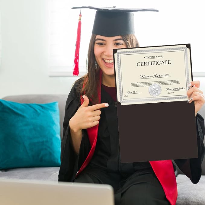 150 Pcs Certificate Kit Include 50 Certificates Holders 50 Certificate Paper 50 - Image 4