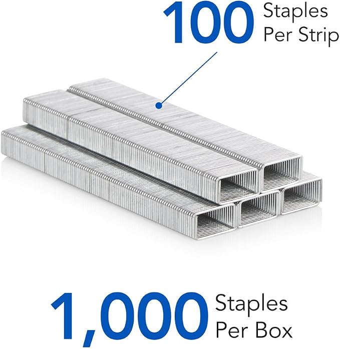 Swingline Staples, Heavy Duty, 1/4" Length, 25 Sheet Capacity, 1 Pack - Image 4