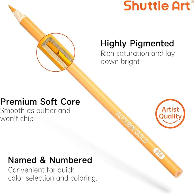Shuttle Art 80 Colored Pencils, Colored Pencils - Image 4