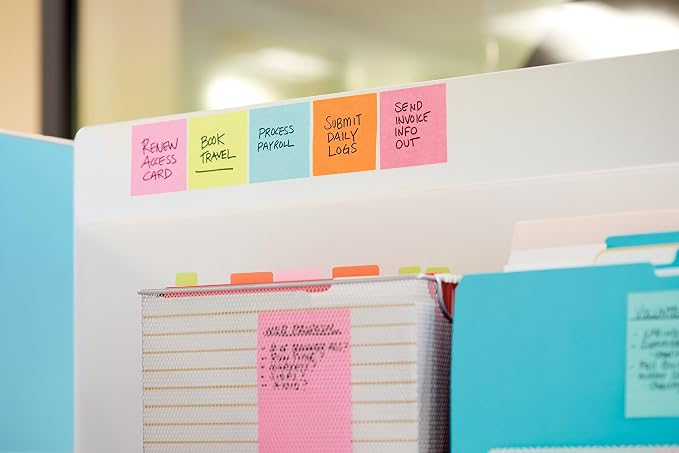 Post-it Super Sticky Notes, 6 Lined Sticky Note Pads, 4 x 4 in., Home or Office - Image 3
