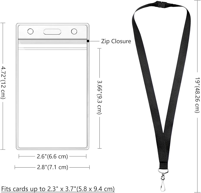 48-Pack Black Breakaway Lanyards - Image 3