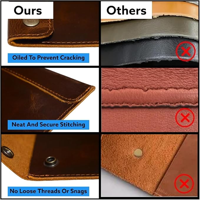 Leather Mailing Envelope Document Holder, Leather Portfolio Binder, A4 Letter - Image 8