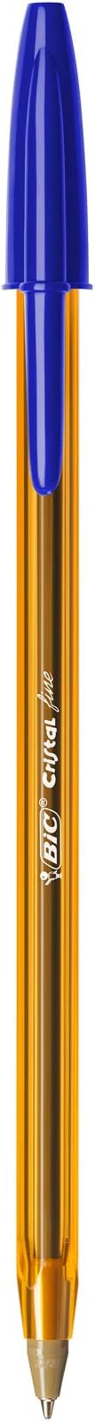 BIC Cristal Fine Ballpoint Pen Pack of 4 blue - Image 2