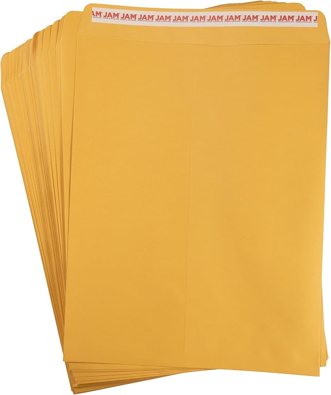 JAM PAPER 12 x 15 1/2 Open End Catalog Recycled Envelopes - Image 5