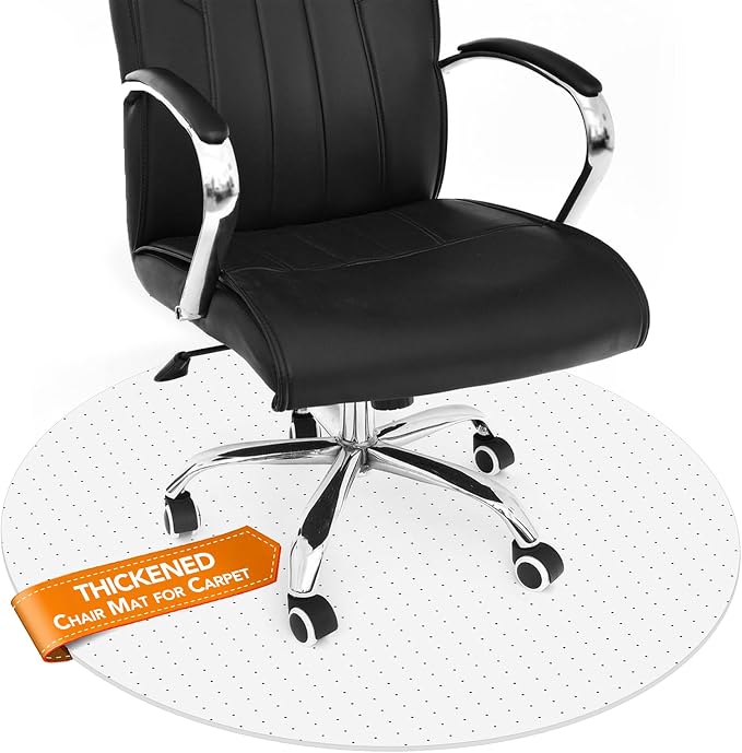 Chair Mat for Carpet- Low Pile Carpet Protector for Office Gaming Computer Desk by TONOS