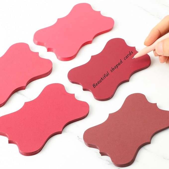 150 Pack Red Blank Index Cards 3x5 Colored Notecards - Image 6