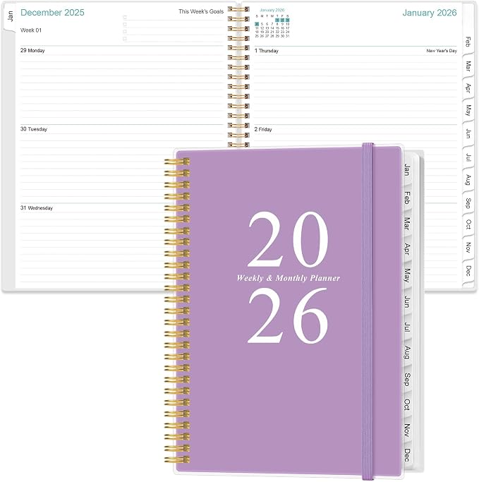 2026 Planner - Academic Planner 2026 from January 2026 to December 2026 by Heveboik