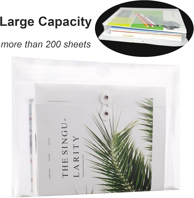Yoeejob Plastic Envelopes Legal Size - Image 3