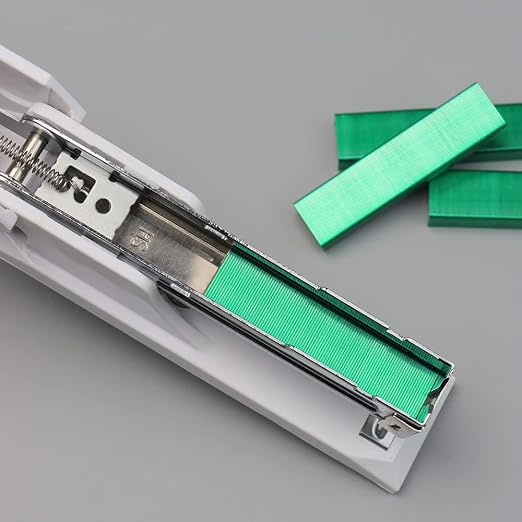 Green 26/6 Standard Staple Set 12mm Width 1000/Box 4 Boxes/Pack 4000 Count - Image 6