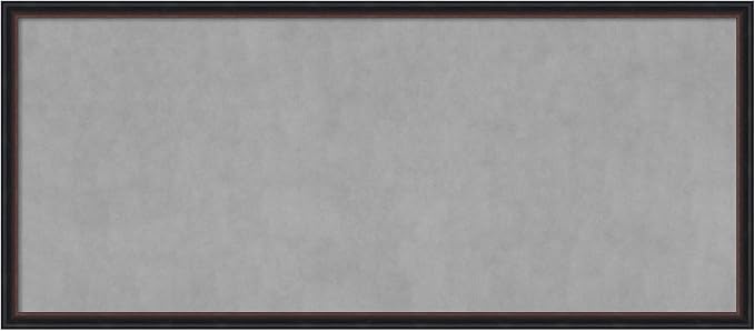 Amanti Art Black Framed Magnetic Board 22x50 Oversize Vision Board by AmantiArt