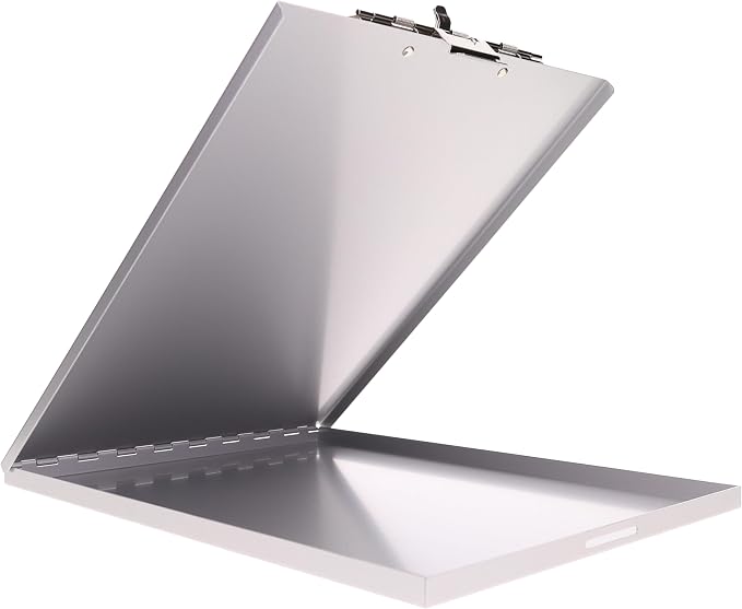 Saunders Silver Slim Metal Storage Clipboard, 8.5x11 Letter Size. Shatterproof - Image 7