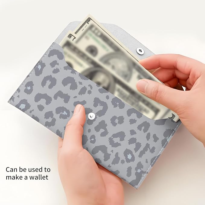 Cash Envelope Wallet Cute PU Leather Envelopes Bag - Image 4
