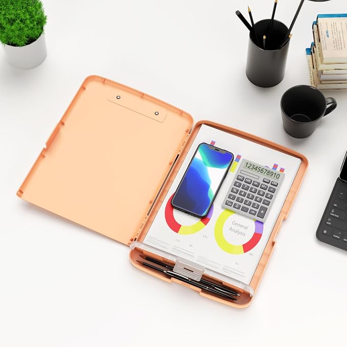 Hongri Clipboard with Storage with Pen Holder, Folder Nursing Clip Board 8.5 x - Image 6