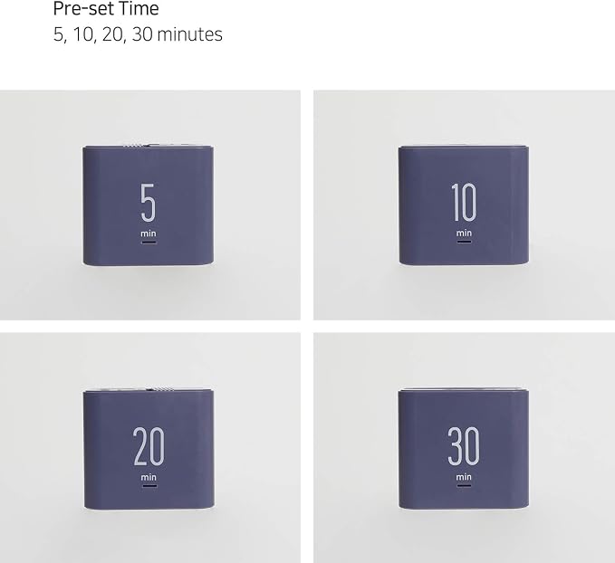 mooas Multi Cube Timer/Rotating Flip Clock Timer, Simple Operation, Digital - Image 2