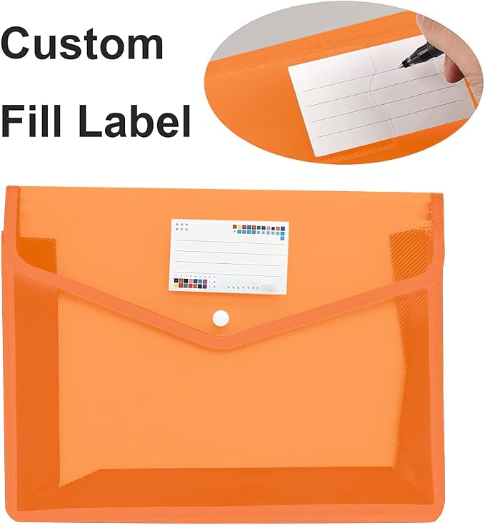 Plastic File Folders Legal Size Expandable Document Folder - Image 4