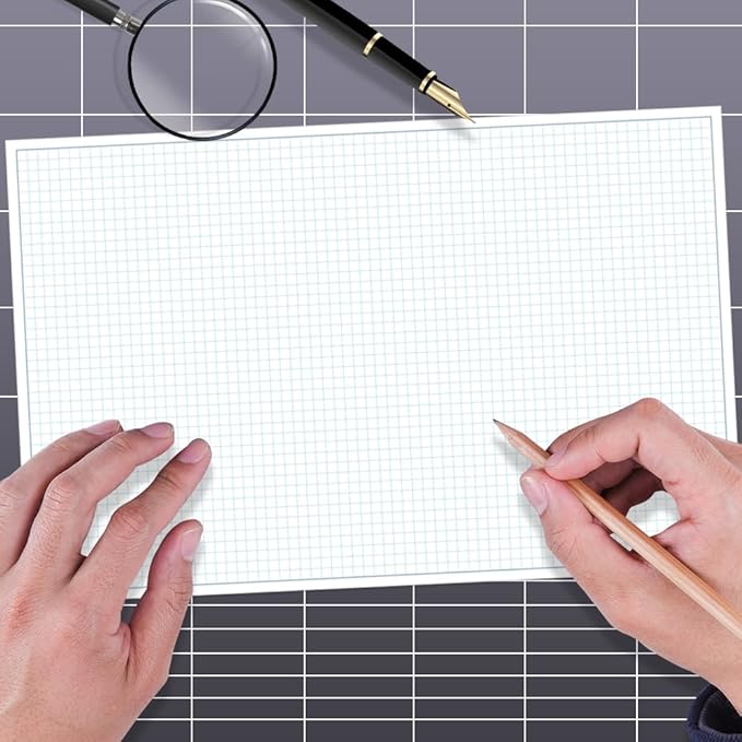 Engineering Graph Paper Pads, 11x17 Quadrille 25 Sheets/50 Pages Grid Paper - Image 4