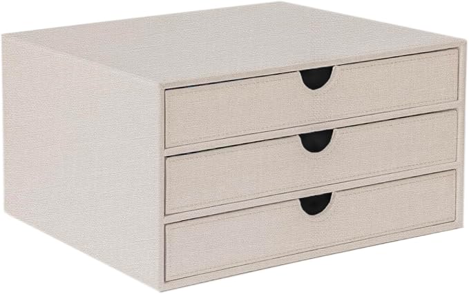 UnionBasic Document Organizer, 3-Drawer File Cabinet Document Storage Box by UnionBasic