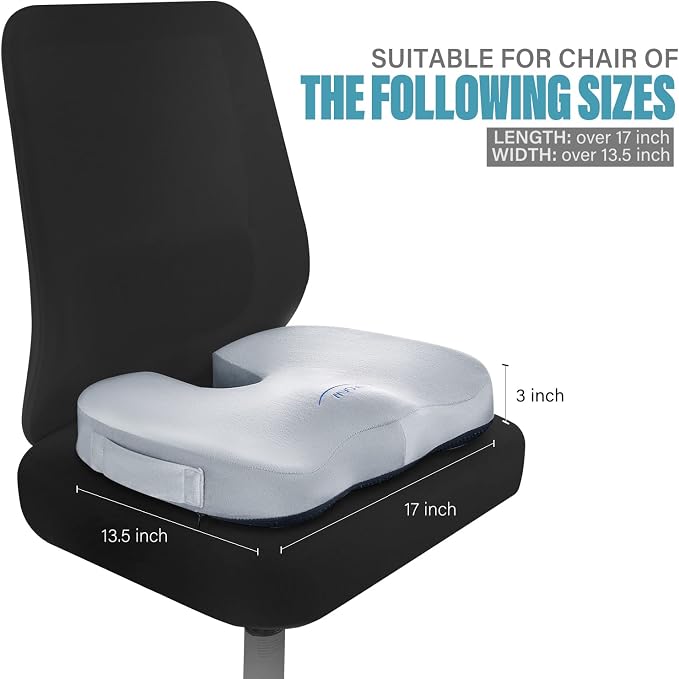 WAOAW Seat Cushion, Office Chair Cushions Butt Pillow - Image 3
