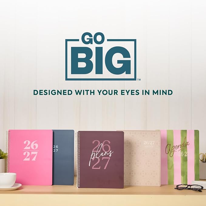GO BIG Large-Print Planner April 2026–June 2027, 15-Month Twin-Loop-Bound - Image 6