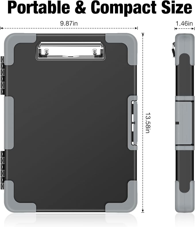 Sooez Toughest Clipboard with Storage, Internal Pen Pouch Included, Letter/ A4 - Image 6