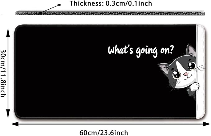 Keyboard Mat, Large Mouse Pad - Image 2