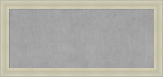 Amanti Art Silver Framed Magnetic Board 25x53 Oversize Vision Board by AmantiArt