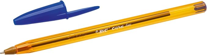 BIC Cristal Fine Ballpoint Pen Pack of 4 blue - Image 4