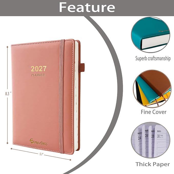 Daily Planner 2027 / Appointment Book, One Page Per Day, Jan - Image 2