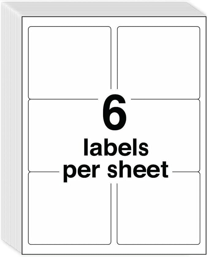 3-1/3" x 4" Shipping Address Labels 300 Label Stickers Paper - Image 7