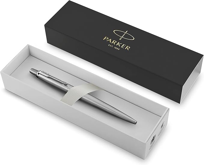 Parker Jotter Ballpoint Pen, Stainless Steel - Image 2