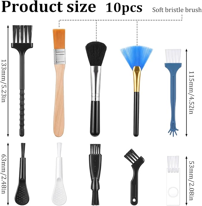 Anti Static Brush Keyboard Cleaning Set, Small Cleaning Brushes - Image 2