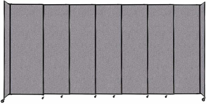 Versare Straightwall Sliding Portable Wall Partition | Freestanding Office by VERSARE