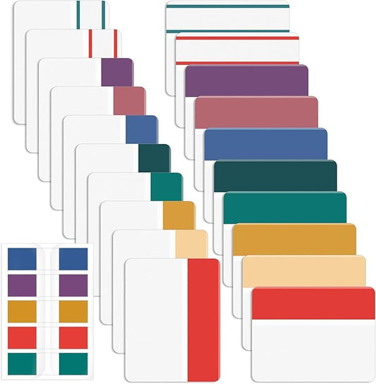 Mr. Pen- Sticky Index Tabs, 500 Pcs, 21 Sets, Colorful Sticky Tabs for Notebooks, Page Markers, Page Tabs for Binders, Page Tabs Sticky Tabs for Books, Notebook Tabs, Book Sticky Tabs for Notebooks-DeskLoop Office