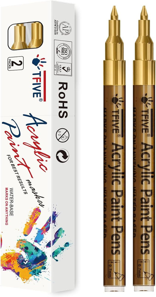 TFIVE Gold Paint Pens by TFIVE%C2%AE