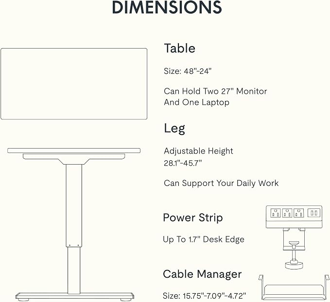 FLEXISPOT EN2 Whole-Piece Standing Desk - Image 7