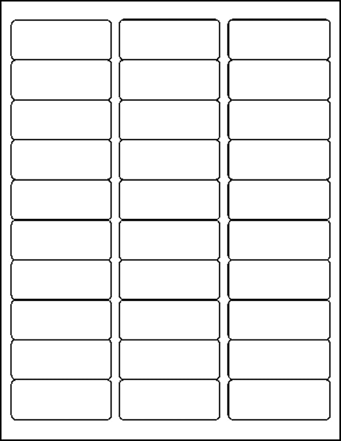 MACO Laser/Ink Jet White Address Labels, 30 per Sheet, 750 per Pack - Image 3