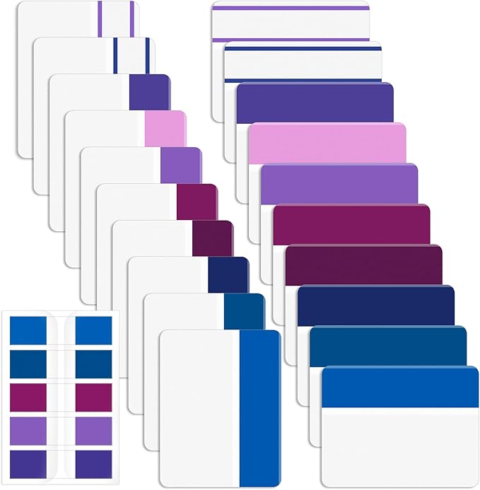 Mr. Pen- Colorful Index Tabs, 500 Pcs, 21 Sets - Sticky Page Markers for Binders, Books & Notebooks-DeskLoop Office