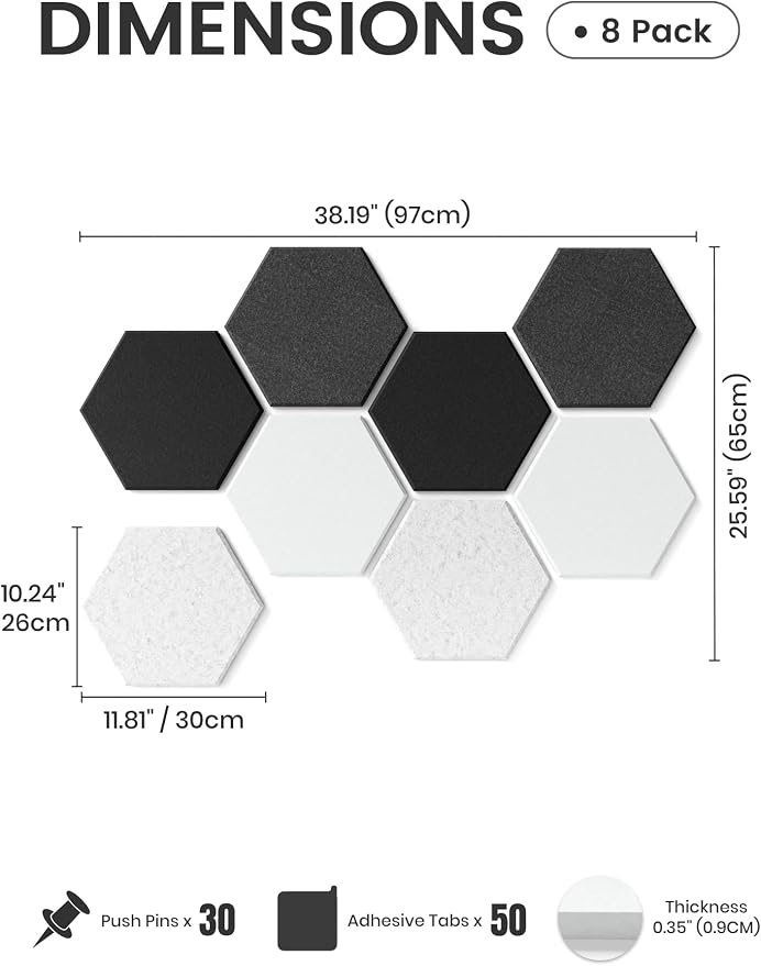 Fluxynara Hexagon Cork Board Alternative - Image 2