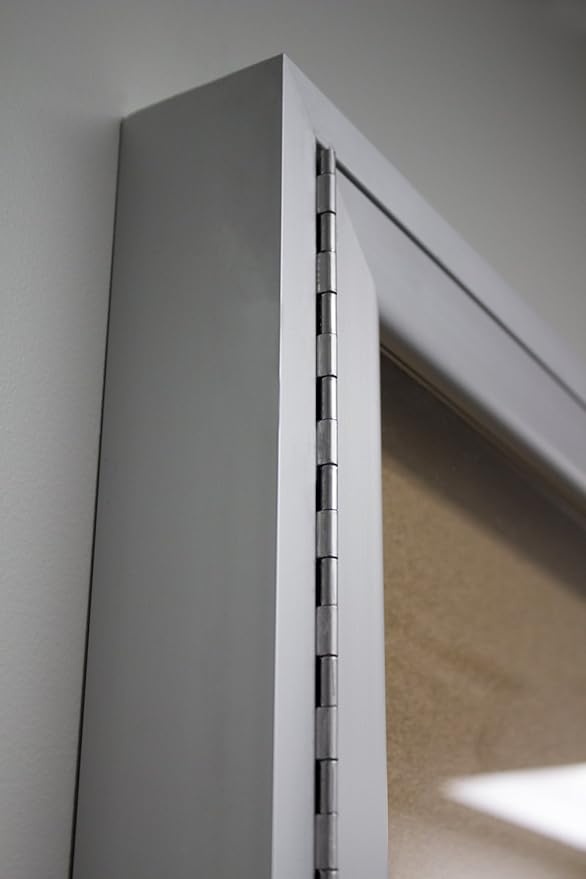 Ghent 36" x 72" 3-Door Indoor Enclosed Bulletin Board with Lock, Cork Material, Shatter Resistant Acrylic Panels, Made in the USA, Satin Aluminum Frame-DeskLoop Office