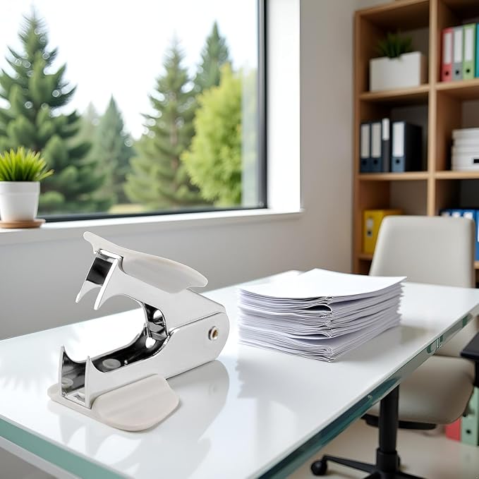 White Steel Pine Style Staple Remover - Image 3