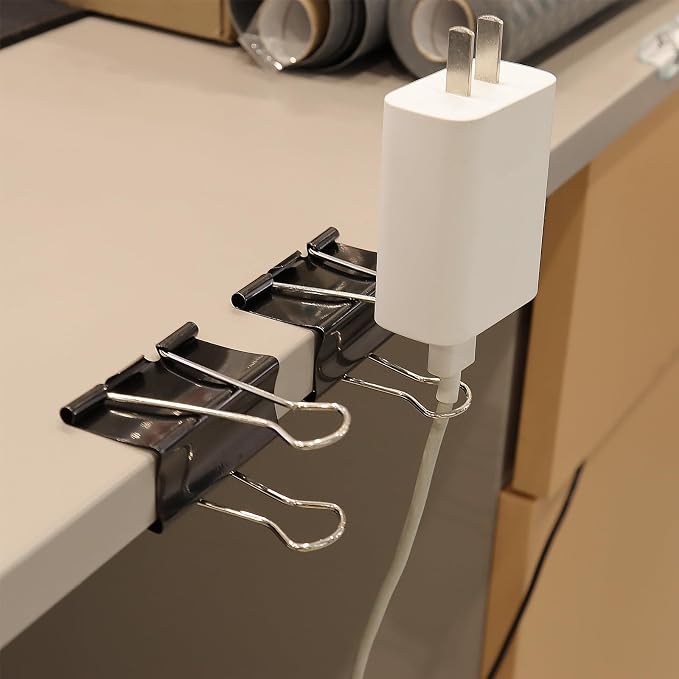KTOJOY Extra Large Binder Clips 2 Inch, Big Paper Clamps - Image 3