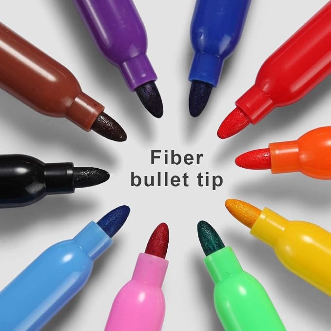 Volcanics Whiteboard Markers Bulk, Fine Tip Dry Erase Markers - Image 3