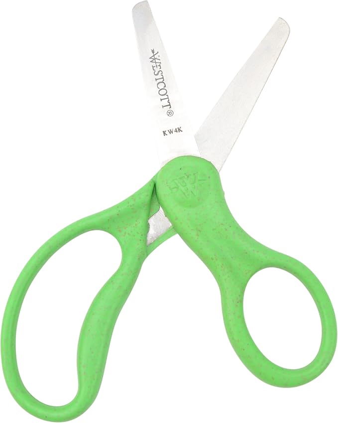 Westcott Kids Scissors 12-Pack, Left & Right Handed, Recycled Eco-Friendly - Image 9