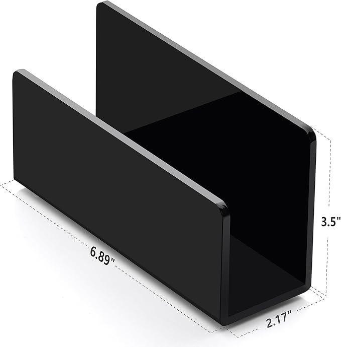 Acrylic Desk Mail Organizer Sorter, Countertop Letter Envelope Bill Filling - Image 2