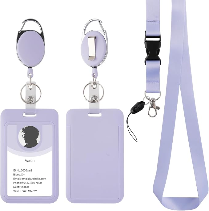 Retractable ID Badge Holder by happyhbt