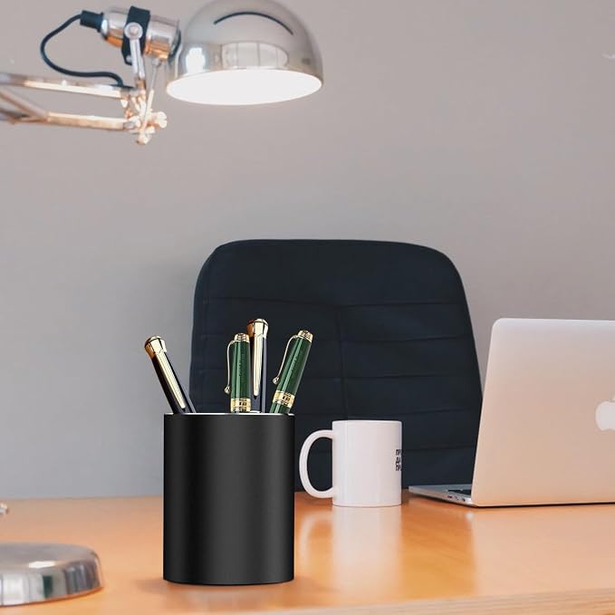 Pen holder, aluminum alloy waterproof pen holder, desktop simple and modern - Image 6
