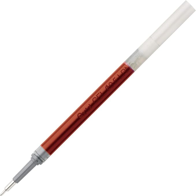 Pentel Refill Ink for EnerGel Liquid Gel Pen, Needle Tip, Box of 12 - Image 4